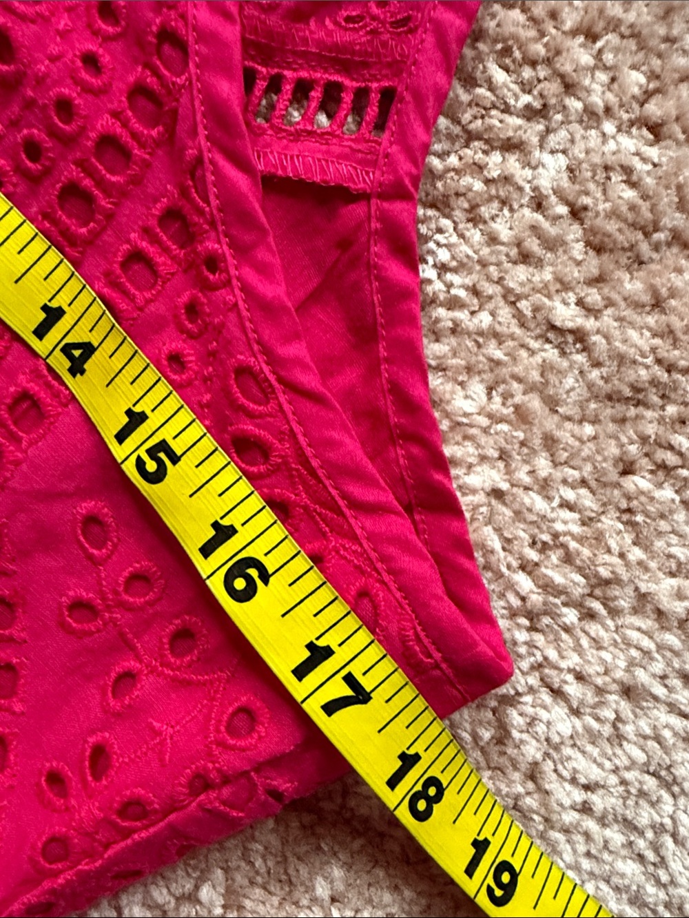 π NWT Jackpot Eyelet cotton strappy dress gipsy pink - Picture 8 of 10